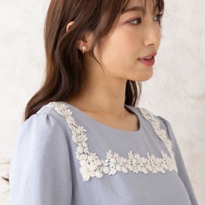 【セットアップ対応】デニムライクワンピース（５１０１２５０４）