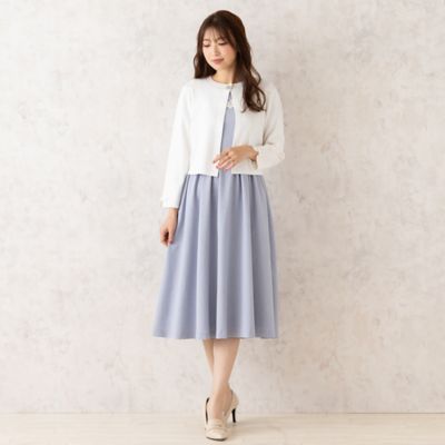 【セットアップ対応】デニムライクワンピース（５１０１２５０４）