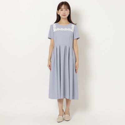 【セットアップ対応】デニムライクワンピース（５１０１２５０４）