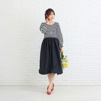 ニットドッキングワンピース（51012603） | Rose Tiara (Women