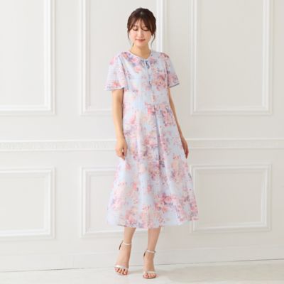 シアーチェックレースアップワンピース（51012607） | Rose