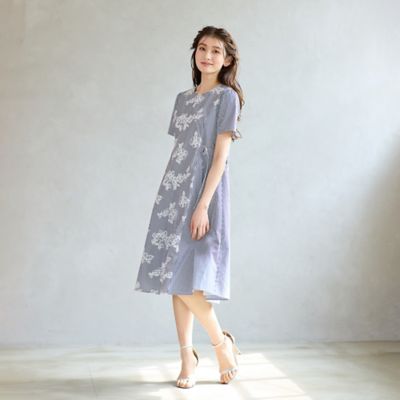 Rose Tiara カットワーク刺繍トレンチコート42 新品タグ有Rose Tiara定価40700円カットワーク刺繍トレンチコート42