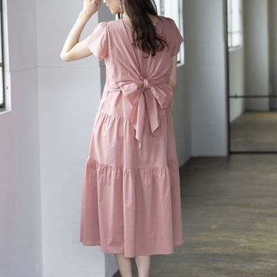 バックリボンワンピース 無地 ５１０１３１０６ 三越伊勢丹オンラインストア 公式