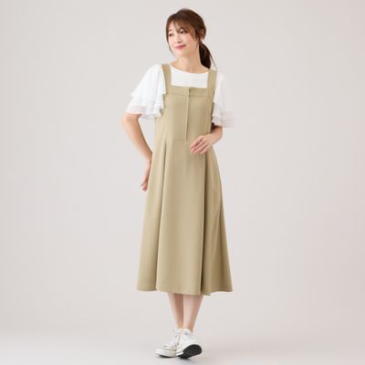 Rose Tiara (Women/大きいサイズ)/ローズティアラ(大きいサイズ) 【接触冷感／ＵＶカット／イージーケア／手洗いＯＫ】フレアジャンパースカート（５１０１３５０６）