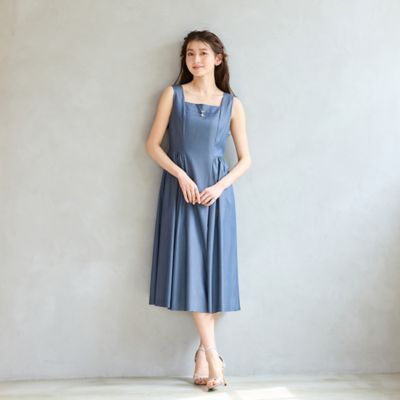 接触冷感】バックシャーリングジャンパースカート（51013606