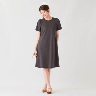 バックチェック 編み上げリボンワンピース（51014605） | Rose