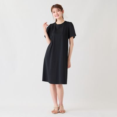 バックチェック 編み上げリボンワンピース（51014605） | Rose