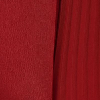 プリーツ＆配色切替ワンピース（５１０１５４０１）