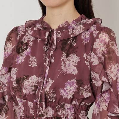 レストローズ　チューリップ袖　フロッキーワンピース CATEGORY One-Piece/ワンピース | KIST ONLINE STORE