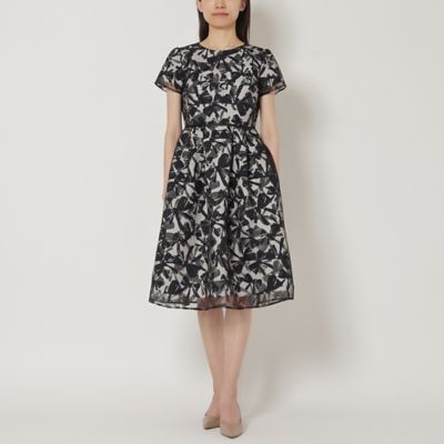 Rose Tiara ♡ リボンプリントフィット&フレアワンピース リボンプリントフィット＆フレアワンピース（51015411