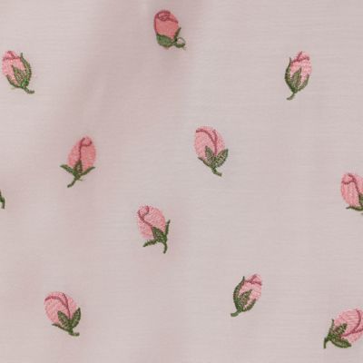美シルエット】つぼみ刺繍ワンピース（51015501） | Rose