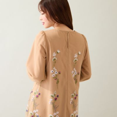 【2024モデル♡希少46】 ローズティアラジュエル　チュール刺繍ワンピース Rose Tiara（ローズティアラ） ワンピース チュール刺繍ワンピース