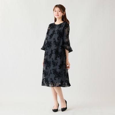 フロッキーフラワーワンピース（51015603） | Rose Tiara