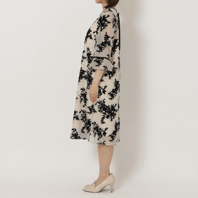 フロッキーフラワーワンピース（51015603） | Rose Tiara