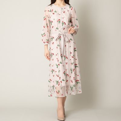 チェリーチュール刺繍ワンピース（51016210） | Rose Tiara  