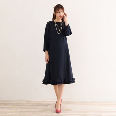 LANVIN NOIR ランバンノワールブラックフォーマルsilkレース 42