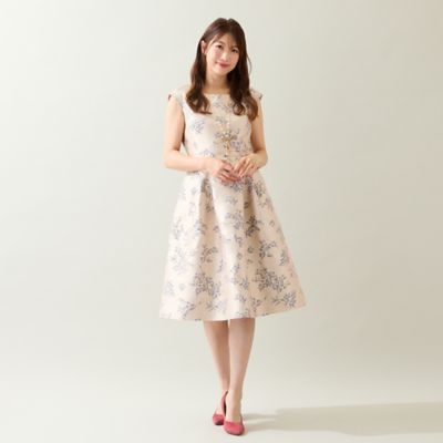ローズ様 Rose Tiara｜【美シルエット】つぼみ刺繍ワンピース | Rakuten