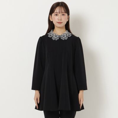 【セットアップ対応】フラワー襟ブラウス（５１０２１５０２）