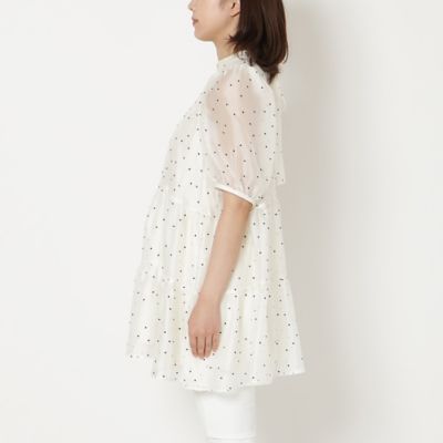 バックリボンハートフロッキーチュニック（51022607） | Rose