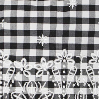 スカラ刺繍チュニック／ ギンガムチェック（51023601A