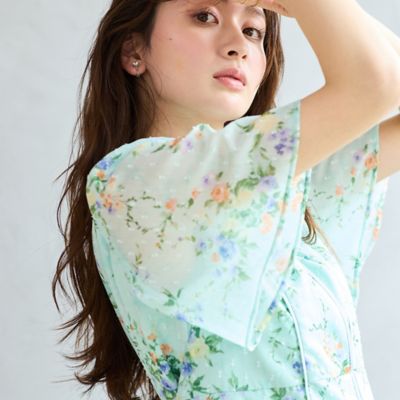 カットドビーブラウス（51023602） | Rose Tiara (Women