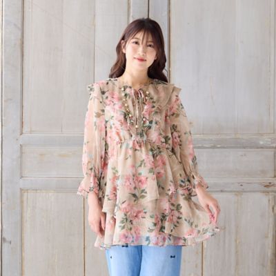 フリルチュニック（51025502） | Rose Tiara (Women