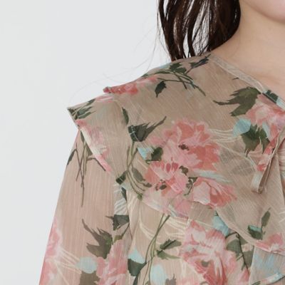 フリルチュニック（51025502） | Rose Tiara (Women/大きい