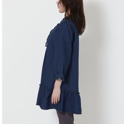 伸縮性◎】ライトオンスデニムチュニック（51025503） | Rose
