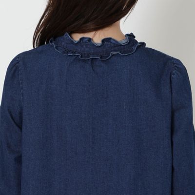 伸縮性◎】ライトオンスデニムチュニック（51025503） | Rose