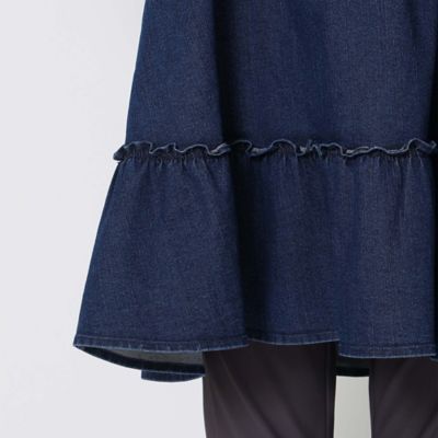 伸縮性◎】ライトオンスデニムチュニック（51025503） | Rose