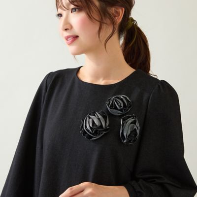 美品＊ローズティアラ 42 ビックカラーチュニック 襟取り外し可 ティアード 楽天市場】ビックカラーチュニック／ローズティアラ（Rose Tiara