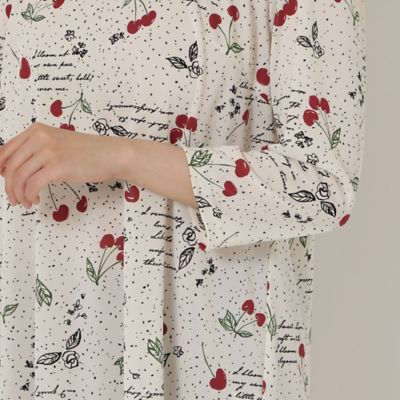 ロゴチェリーチュニックワンピース（51025601） | Rose Tiara
