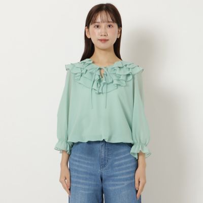 【セットアップ対応】バルーンヘムブラウス（５１０３１５０２）
