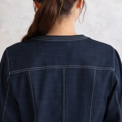 【セットアップ対応】おとなデニムジャケット（５１０３１５０５）