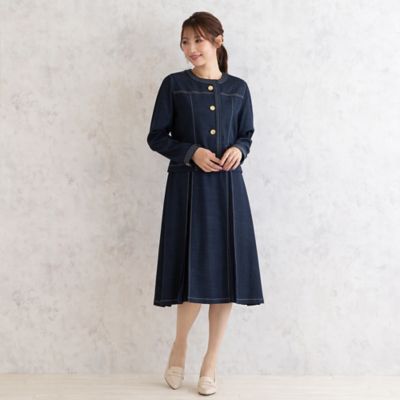 【セットアップ対応】おとなデニムジャケット（５１０３１５０５）