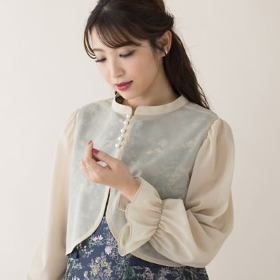 前後2WAオーガンジーボレロ（51032402） | Rose