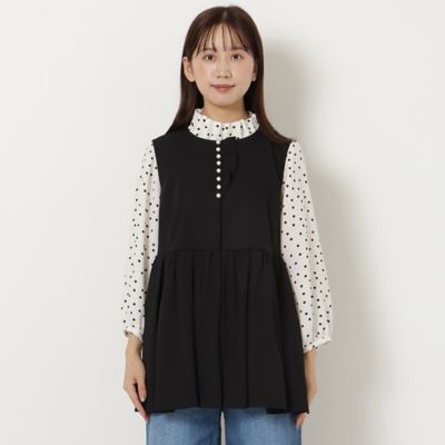 【セットアップ対応】エステルダブルクロスジレ（５１０３２５０４）