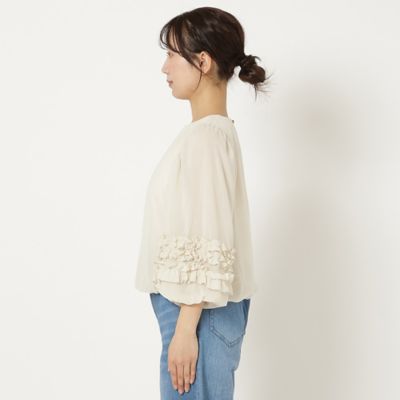 バルーンヘムブラウス（５１０３２５２１）