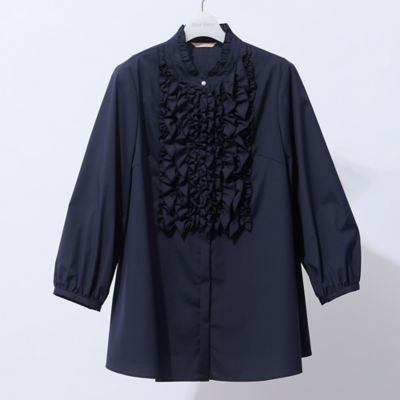 接触冷感／UVカット】フリルブラウス（51032605A） | Rose