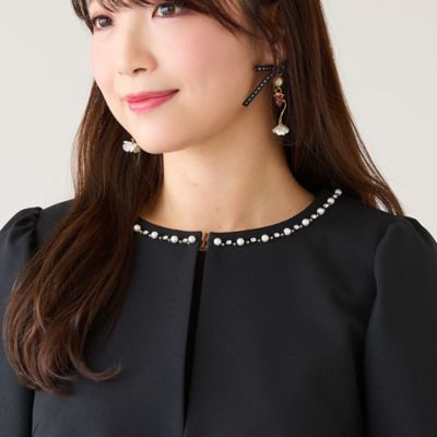 UVカット／イージーケア】ノーカラージャケット（51032613