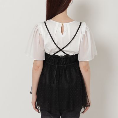 ドットチュールシアーキャミ（51033403） | Rose Tiara (Women 