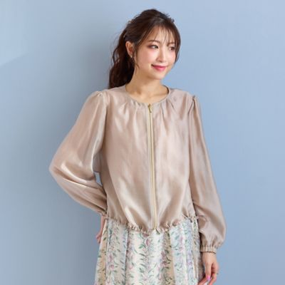 シアーブルゾン（51033405） | Rose Tiara (Women/大きい