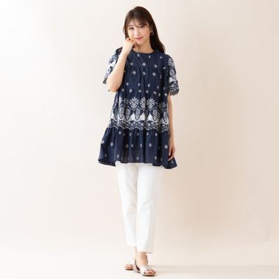 刺繍チュニックブラウス(506060577)｜阪急百貨店公式通販サイト