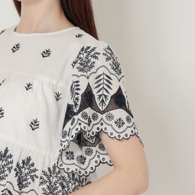 刺繍チュニックブラウス(506060577)｜阪急百貨店公式通販サイト