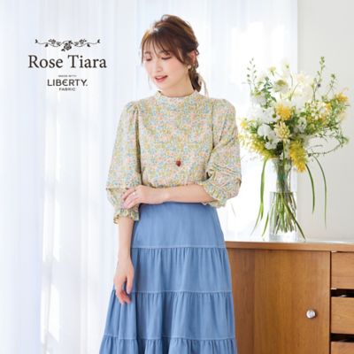 Ｒｏｓｅ　Ｔｉａｒａ　ｗｉｔｈ　ＬＩＢＥＲＴＹ　ＦＡＢＲＩＣＳ／ブラウス（５１０３３５０７）