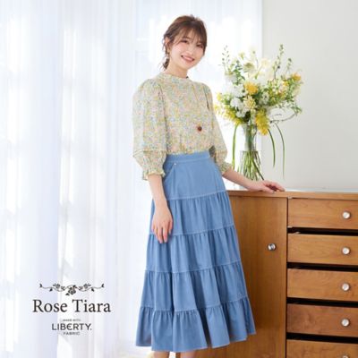 Ｒｏｓｅ　Ｔｉａｒａ　ｗｉｔｈ　ＬＩＢＥＲＴＹ　ＦＡＢＲＩＣＳ／ブラウス（５１０３３５０７）