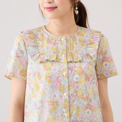 Ｒｏｓｅ　Ｔｉａｒａ　ｗｉｔｈ　ＬＩＢＥＲＴＹ　ＦＡＢＲＩＣＳ／ブラウス（５１０３３５０８）