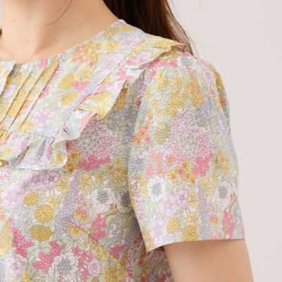 Ｒｏｓｅ　Ｔｉａｒａ　ｗｉｔｈ　ＬＩＢＥＲＴＹ　ＦＡＢＲＩＣＳ／ブラウス（５１０３３５０８）