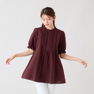 ねじりピンタックブラウス（51033617） | Rose Tiara (Women