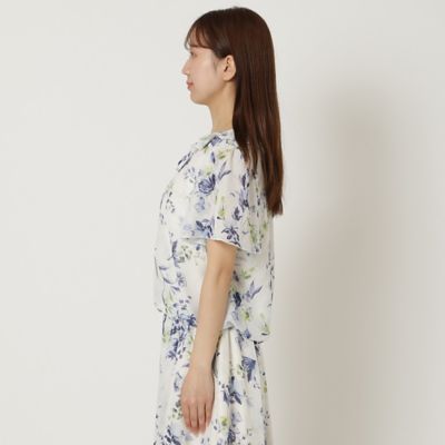 【セットアップ対応】バルーンヘムブラウス（５１０３４５０１）